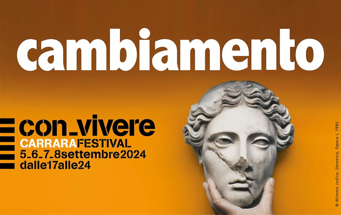 copertina festival carrara convivere settembre 2024